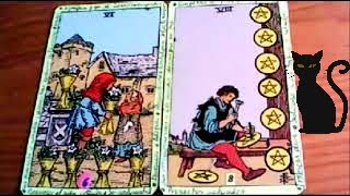 Combinaciones tarot con el SEIS de COPAS  ARCANOS MENORES DE OROS Por TARA [upl. by Hola]