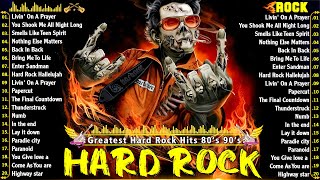 Greatest Hard Rock Songs 80s 90s Full Album 🎸 Bon Jovi Guns N Roses Nirvana Metallica ACDC [upl. by Hijoung]