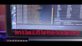 How to fix Xiaomi ALL MTK Flash Writefile Function failed Error31 [upl. by Amand387]