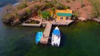 Aerial View Gasparee Island Trinidad West Indies [upl. by Torie]