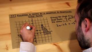 Enlargement  negative scale factor [upl. by Sukramaj]