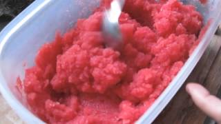 Granita di Anguria preparazione [upl. by Nadabb]