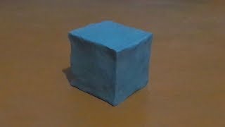 Como hacer un Cubo en plastilina  Tutorial fácil [upl. by Damali]