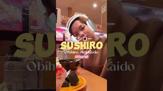 sushiro obihiro part 2 sushi sushiro hokkaido japan traveling food [upl. by Natanoy540]