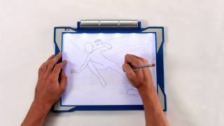 Crayola® LightUp Tracing Pad Demo [upl. by Ravahs]