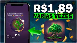 APP PARA GANHAR DINHEIRO NA HORA VIA PAGBANK  GROW YOUR FOREST [upl. by Geminius]