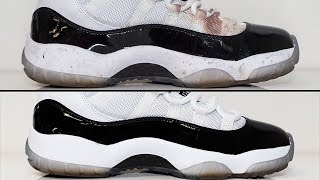 Air Jordan 11 Concord  How to deep clean stained White mesh [upl. by Akilaz460]