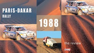 ParisDakar Rally 1988  Vatanen and the stolen Peugeot 405 [upl. by Bird6]