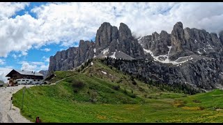 DOLOMITI pt3 dal Passo Sella al Passo Gardena e al Passo di Campolongo [upl. by Lenoyl]