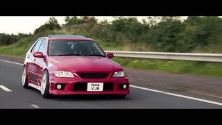 Johns Lexus IS200  Sunset Run  Porsche Rubystone Red [upl. by Gentry]