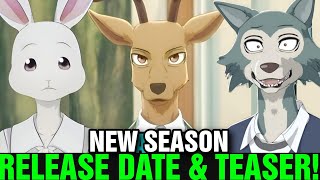 BEASTARS SEASON 3 RELEASE DATE SITUATION amp TRAILER [upl. by Gnanmas]