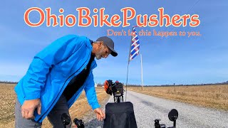 Ohio Bike Pushers What Breaking down on an almost new Catrike Expedition recumbent trike [upl. by Enened]