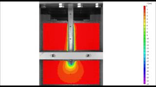 Visualisation of soil response to cone penetration [upl. by Hammerskjold]