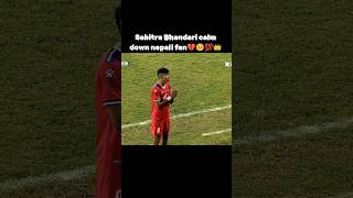 Sabitra Bhandari Calm Down Nepali fans 🇳🇵 sabitrabhandari nepvsindia womensfootball [upl. by Iridissa]