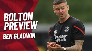 BOLTON PREVIEW  Ben Gladwin [upl. by Enenej929]