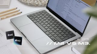 NEW 14” M3 MacBook Pro vs M2 MacBook Pro  Do you need M3 [upl. by Acnoib]