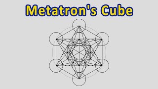 How To Draw Metatrons Cube  Sacred Geometry [upl. by Snehpets]