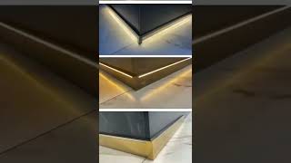 Various types of LED light Skirting Boards LED Baseboards [upl. by Dyke]