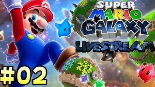 Super Mario Galaxy 100 Live Stream  Part 2 [upl. by Jonny]