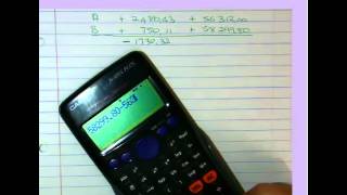 How to Calculate a Join with a Casio Calculator [upl. by Esinet]