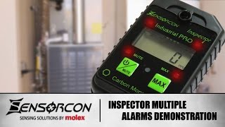 The Sensorcon Carbon Monoxide Inspector Alarm Demonstration [upl. by Nnoj]