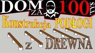 ►Drewniana podłoga i fundament punktowy Dom szkieletowy i OSB Dom za 100 tys 18 [upl. by Onitrof910]