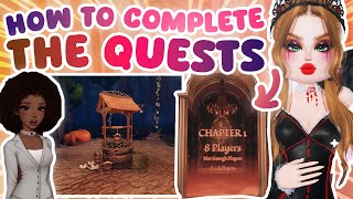 HOW TO COMPLETE THE LANA LORE QUESTS IN THE NEW DRESS TO IMPRESS UPDATE Full Quest Guide [upl. by Oynotna]