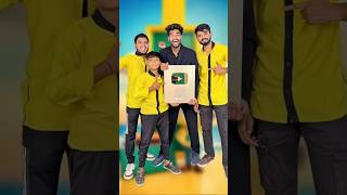 Golden Play Button🤣 dhonisiraaganwadikebacche comedy funny goldenplaybutton shorts jagga [upl. by Leicester]