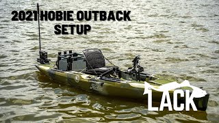 2021 Hobie Outback Setup InshoreMarsh Fishing [upl. by Brana]