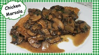 Classic Chicken Marsala Recipe  Just like Olive Garden [upl. by Sitruk465]