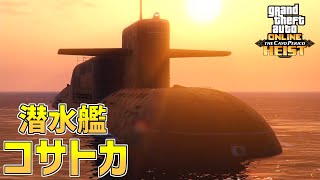 【GTA5】潜水艦「コサトカ」は操縦出来る買っていろいろ試してみた【カヨぺリコ強盗アップデート】 [upl. by Alger]