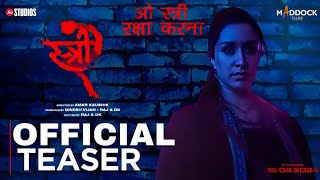 Stree 2 Official Teaser  Stree 2 Teaser  Shraddha Kapoor  Rajkummar Rao [upl. by Tloh321]