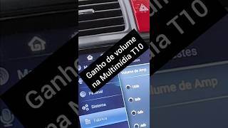 Ganho de volume nas Multimídias Android T10 TS10 TS10S multimidia somautomotivo [upl. by Sirrom]