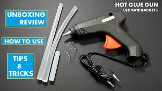 How To Use Hot Glue Gun  Unboxing amp Review  Things You Should Know About Using Hot Glue Gun [upl. by Akkinahs]