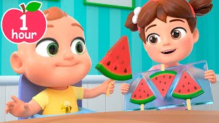 Watermelon Ice Cream Song  Newborn Baby Songs amp Nursery Rhymes [upl. by Buckels]