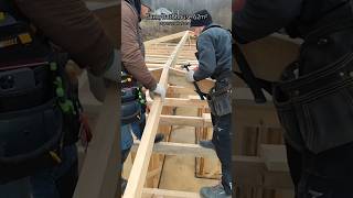 Баня 62м²Сборка стропильной системы diy woodworking carpentry construction wood woodwork [upl. by Bailar888]