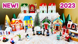 2023 Dollar Tree Christmas Village [upl. by Eemaj434]