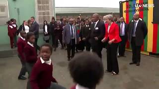 Theresa May dancing to the Steptoe and Son theme tune [upl. by Eillen]