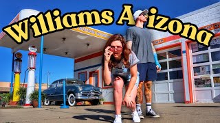 We went to Williams Arizona USA Route 66 [upl. by Ahsinat]