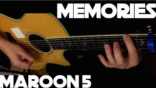 Maroon 5  Memories  Fingerstyle Guitar [upl. by Man]