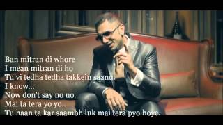 Brown Rang Lyrics  Yo Yo Honey Singh [upl. by Gemperle904]