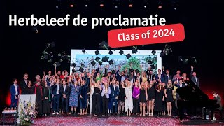 Proclamatie  Graduation 2024 [upl. by Acirtap]