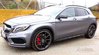 2015 MercedesBenz GLA45 AMG Review  Fast Lane Daily [upl. by Kcirddot410]