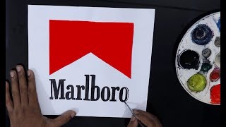 How to draw the Marlboro logo [upl. by Consolata]