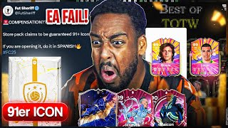 RIESEN EA FAIL☠ 91er BUG ICON SHOP PACK😮‍💨NEUES 88er HERO PICK🚨BLACK FRIDAY STARTTT🚀🚀 EA FC 25 [upl. by Ixela]