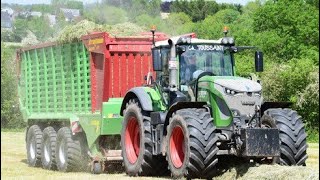 Fendt 942 G6 Design Line amp Strautmann Magnon 470  ChToussaint à lautochargage [upl. by Nasah]