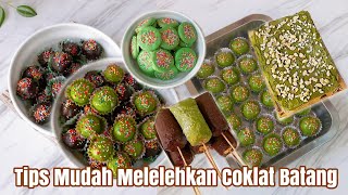 PEMULA WAJIB TAU‼️TIPS MELELEHKAN COKLAT BATANG DENGAN MUDAH ANTI GAGAL DAN HASILNYA MENGKILAT [upl. by Candyce]