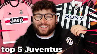 TOP 5 JUVENTUS SHIRTS OF ALL TIME [upl. by Zebulen]