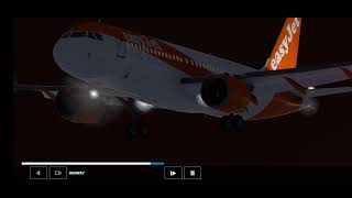 Easyjet Landing in Onterio Int [upl. by Sudnak]