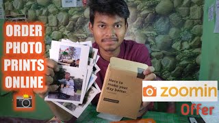 Zoomin ₹199 off Offer  Zoomin Photo Prints Set of 24 Unboxing amp Review [upl. by Slemmer]